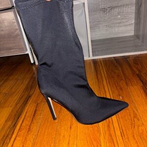 Elegant Black Women's Stiletto Boots